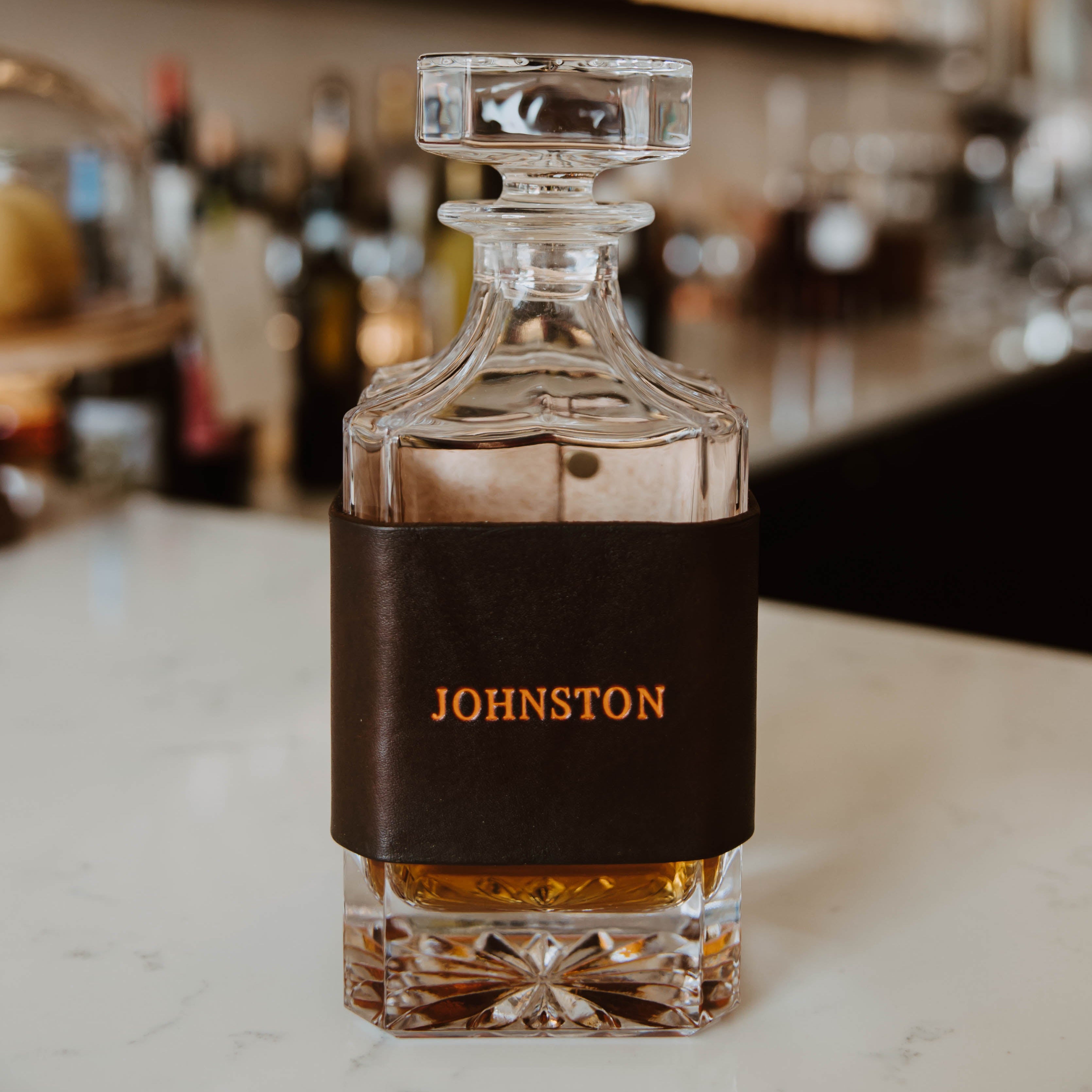Leather Decanter