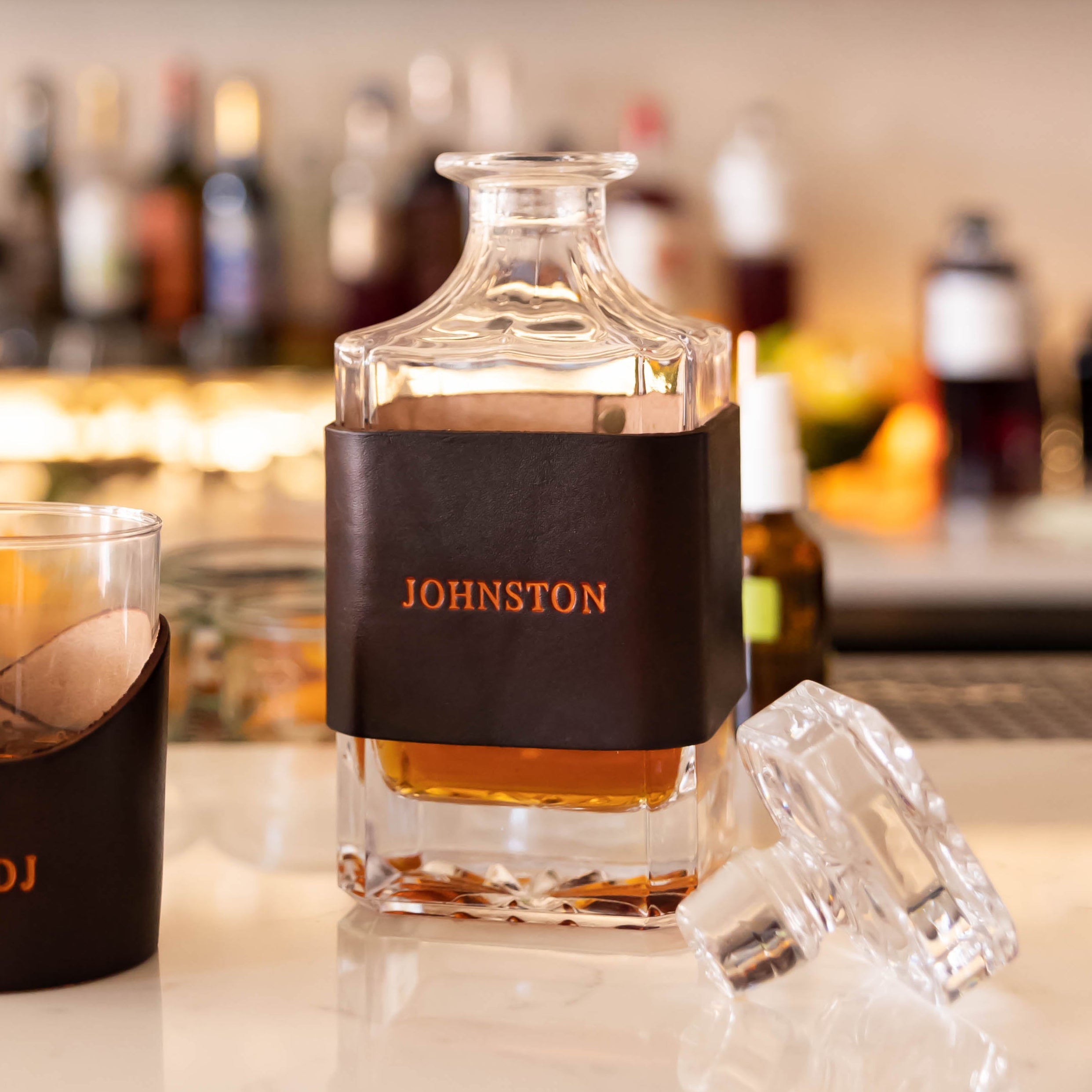 Leather Decanter