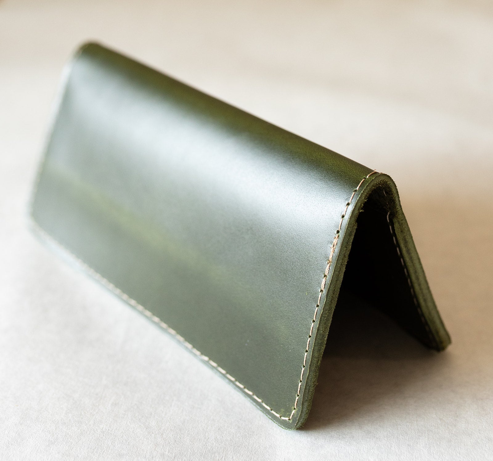 Leather Check Book Cover