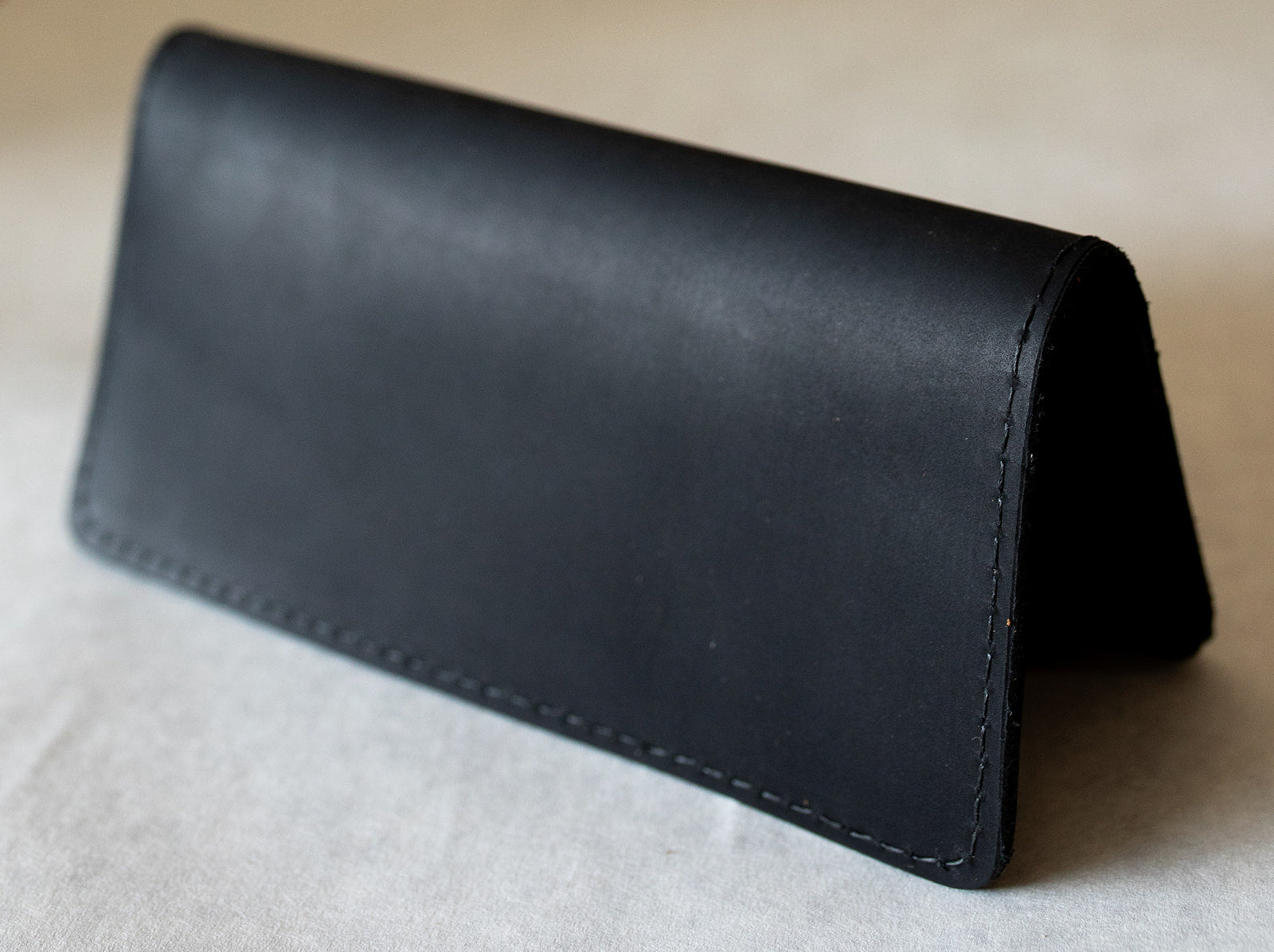 Leather Check Book Cover