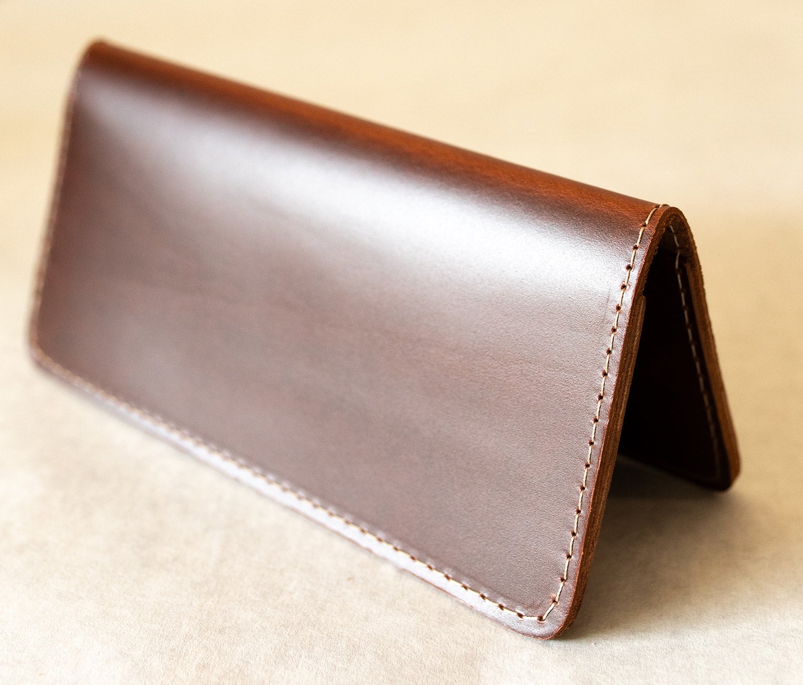 Leather Check Book Cover