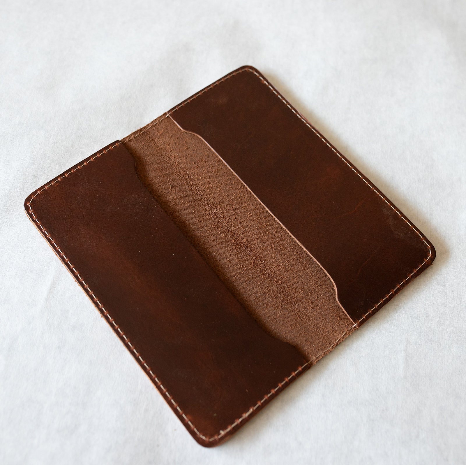 Leather Check Book Cover