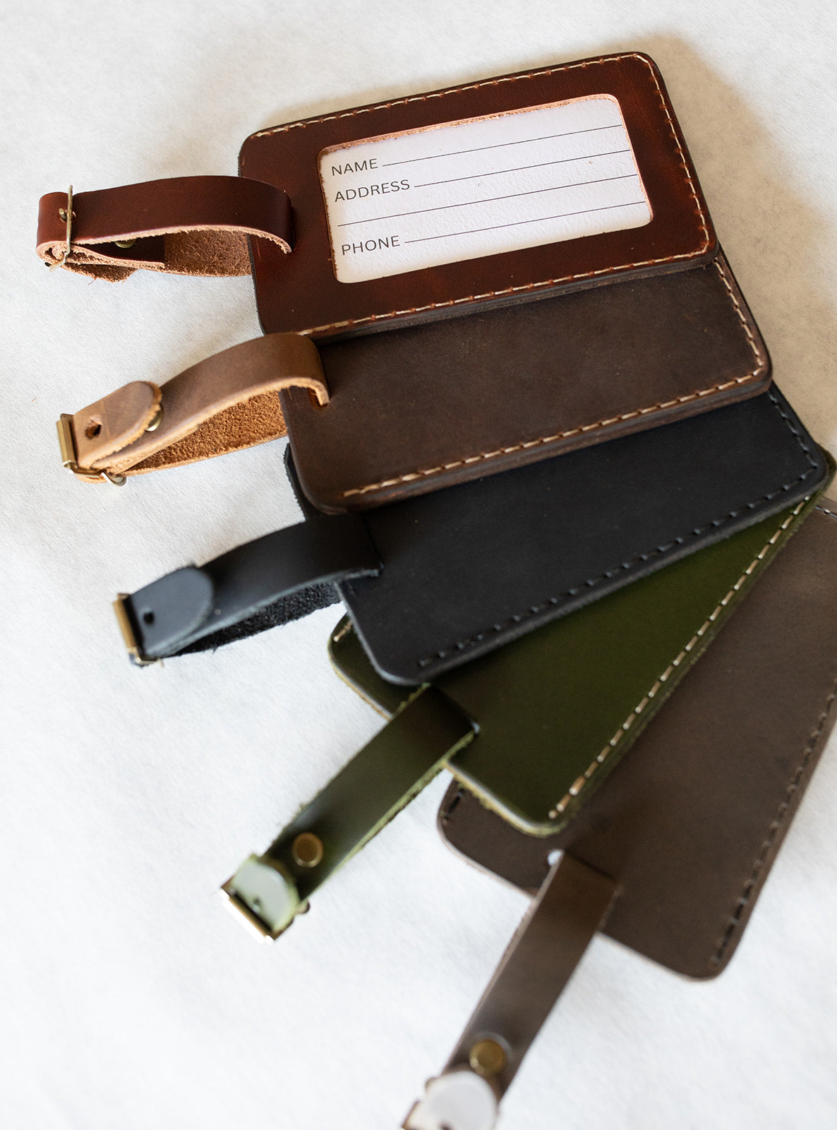 Leather Luggage Tag