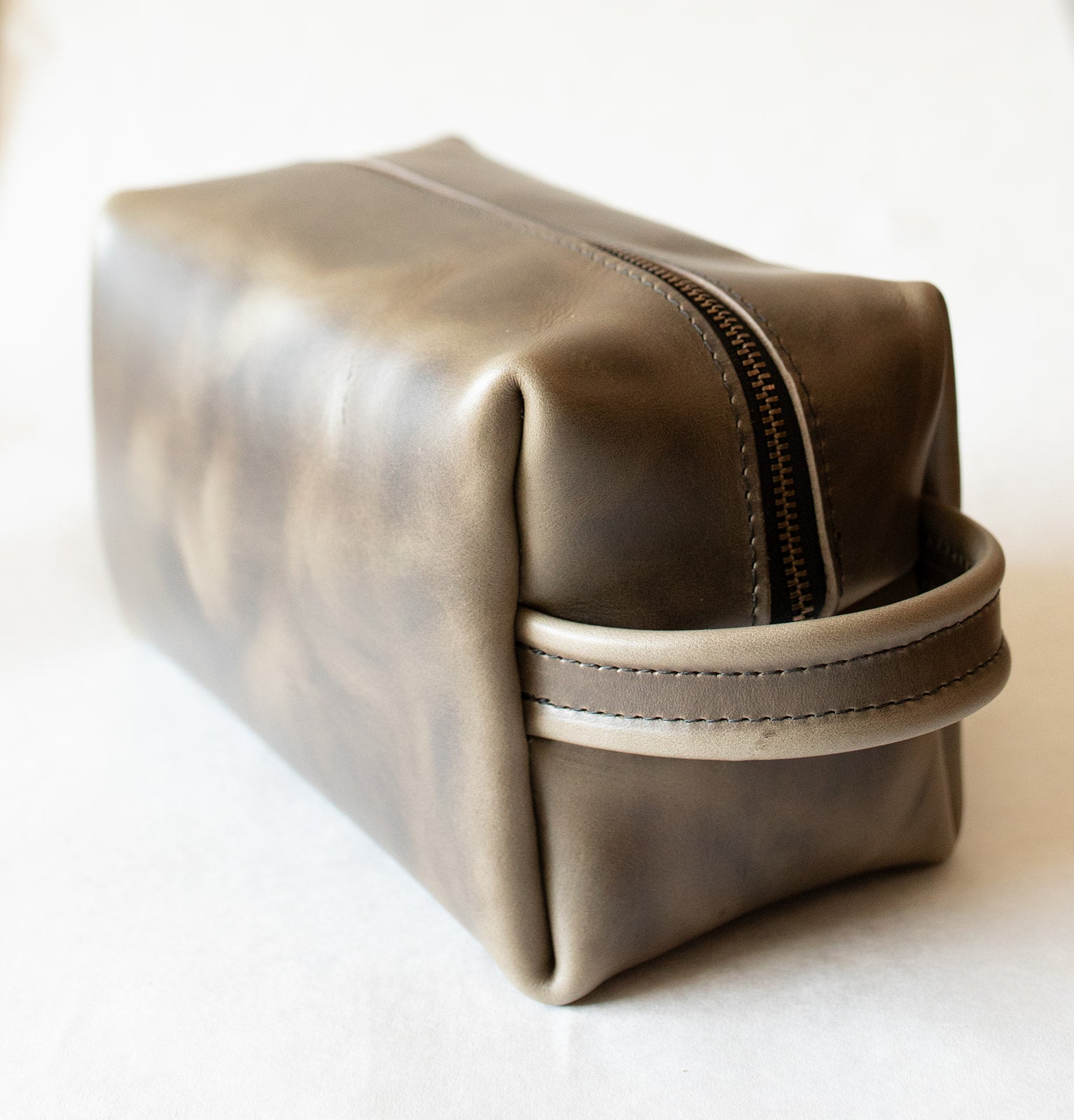 Leather Dopp Kit - Gentleman's Travel Kit