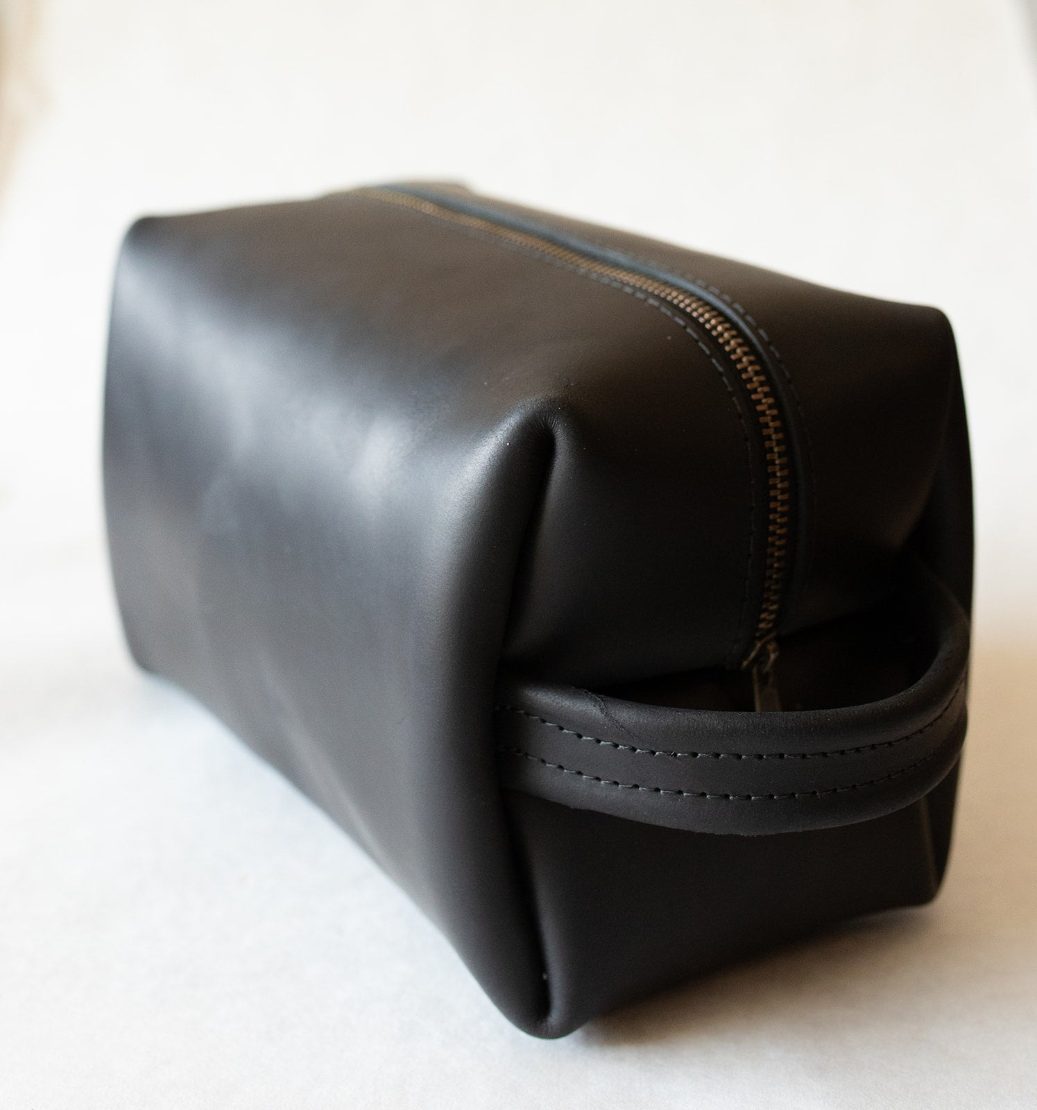 Leather Dopp Kit - Gentleman's Travel Kit
