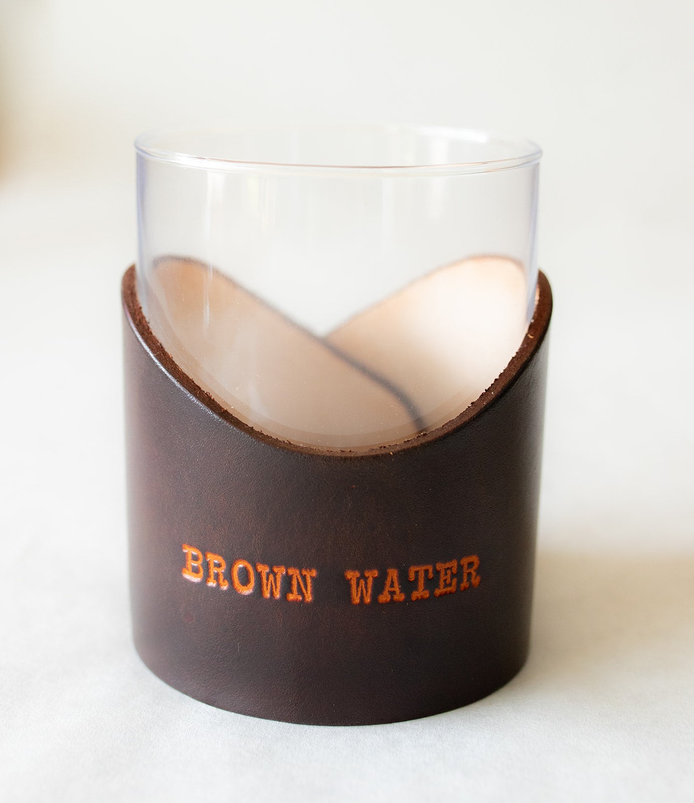 Brown Water Whiskey Glass