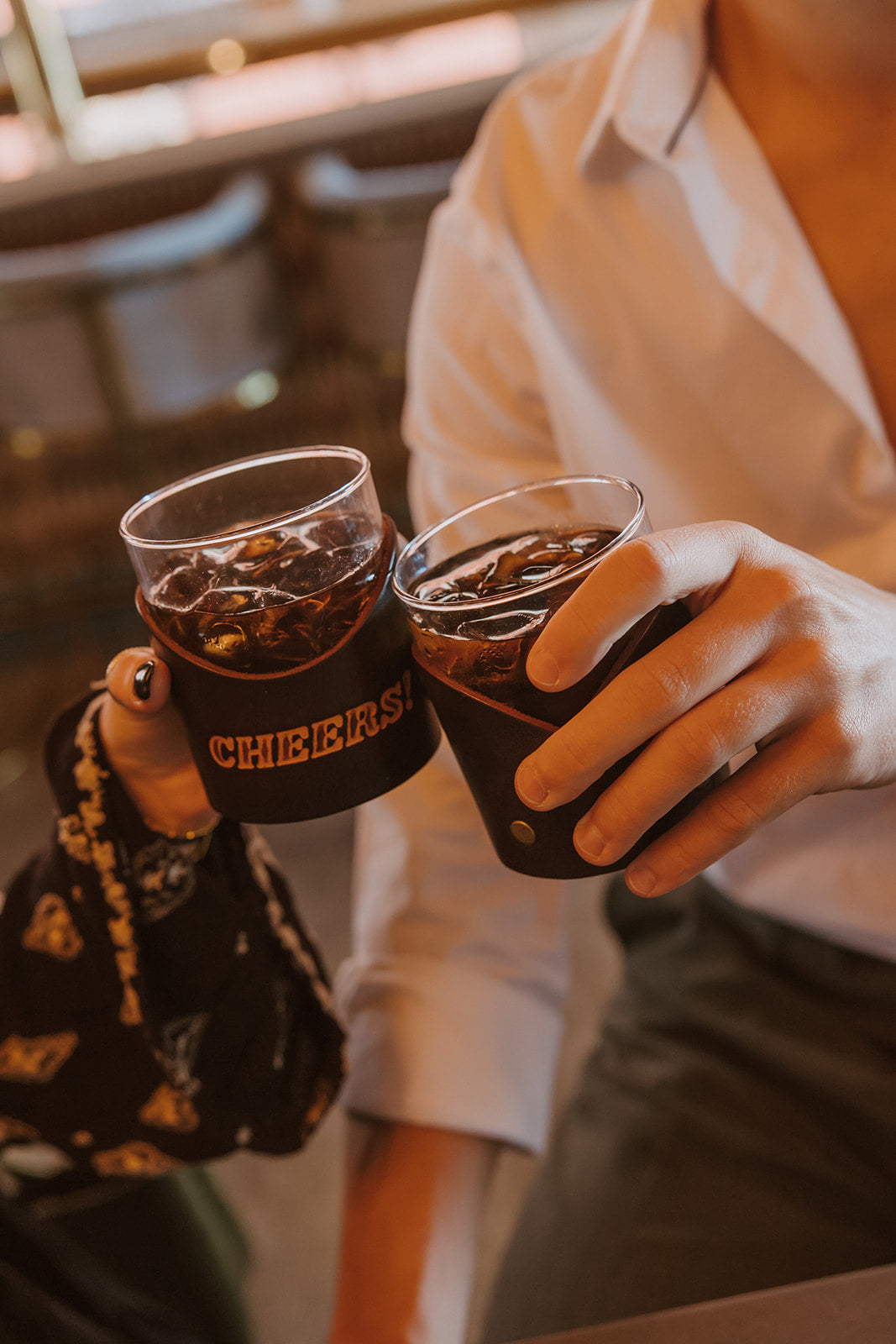 Cheers Whiskey Glass