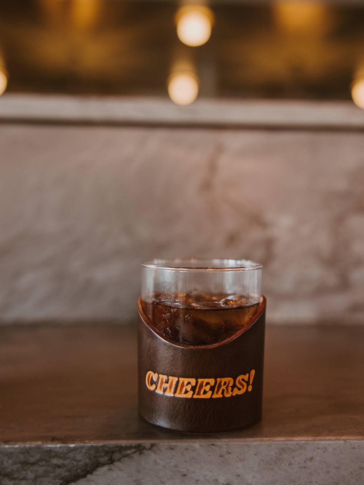 Cheers Whiskey Glass