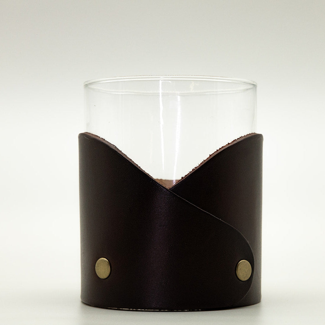 Large Initial Whiskey Glass