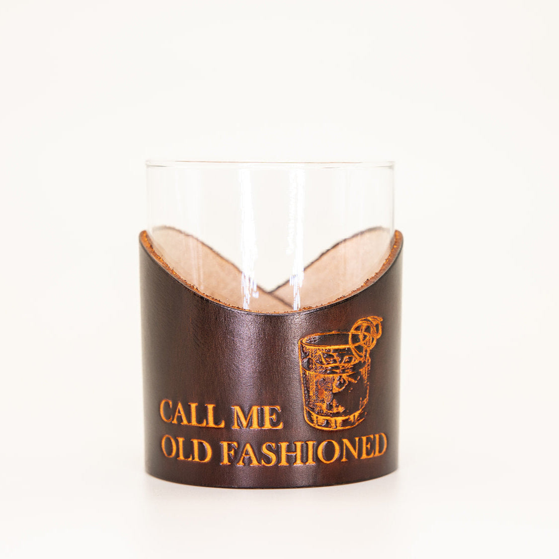 "Call Me Old Fashioned" Whiskey Glass