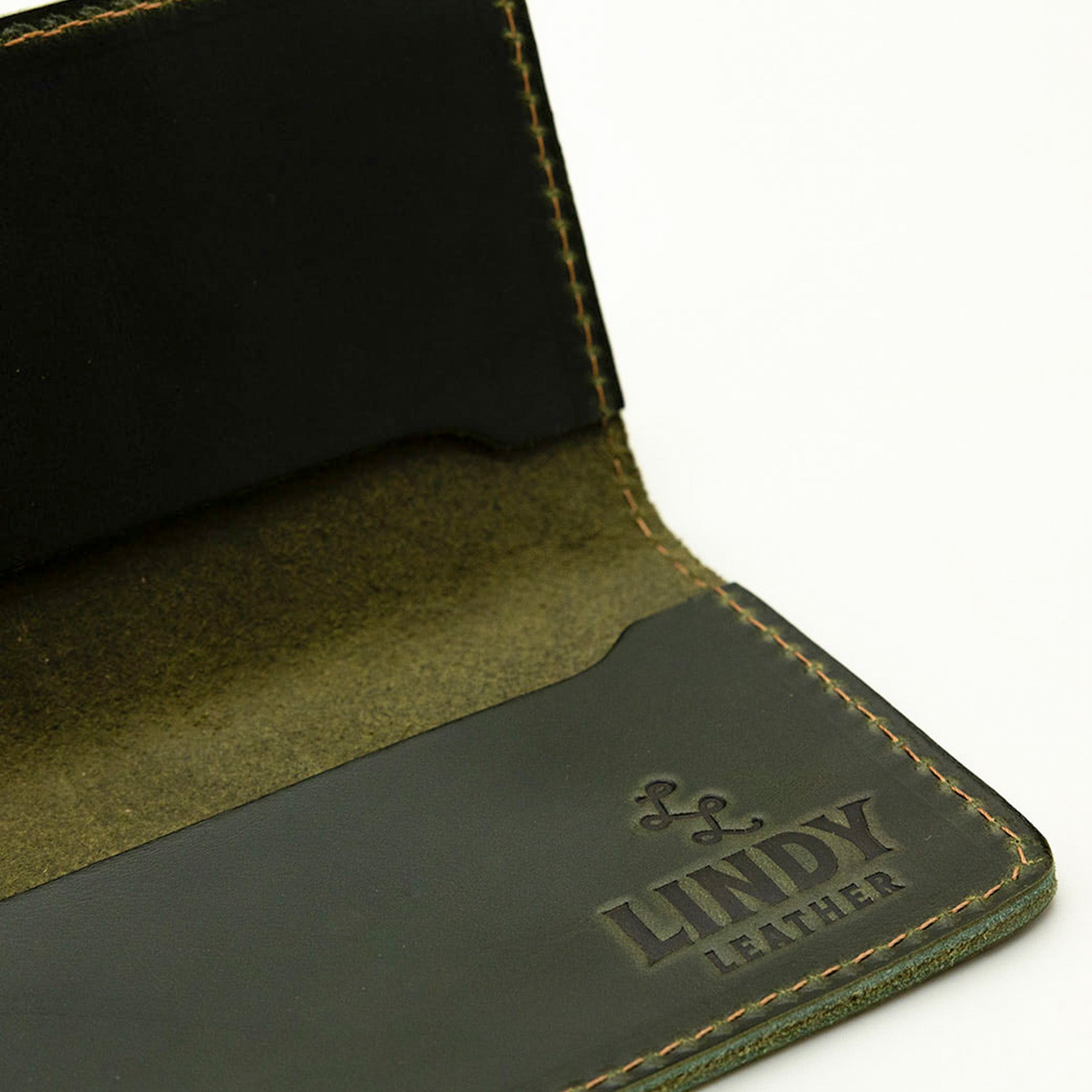 Leather Check Book Cover