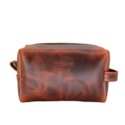Leather Dopp Kit - Gentleman's Travel Kit