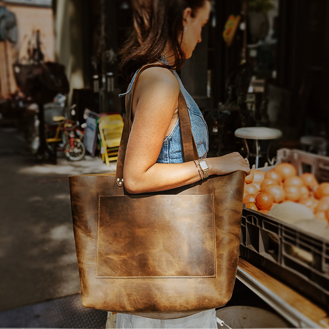 Leather Tote Bag