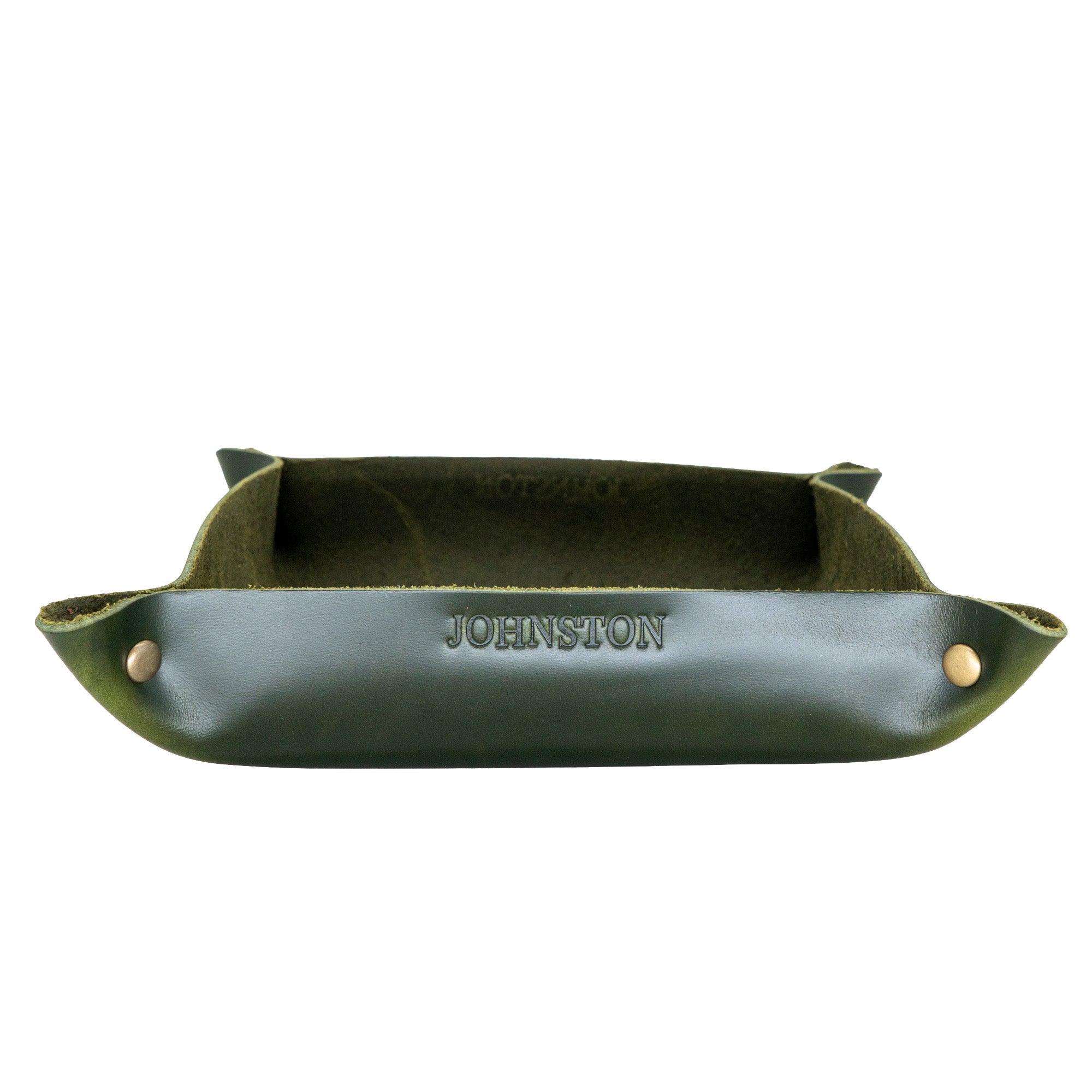 Valet Tray - Catch All Tray | Full Grain Leather Handcrafted