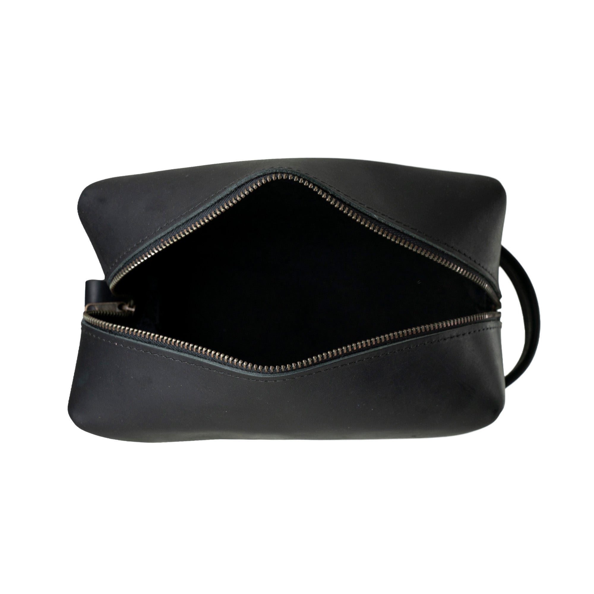 Leather Dopp Kit - Gentleman's Travel Kit