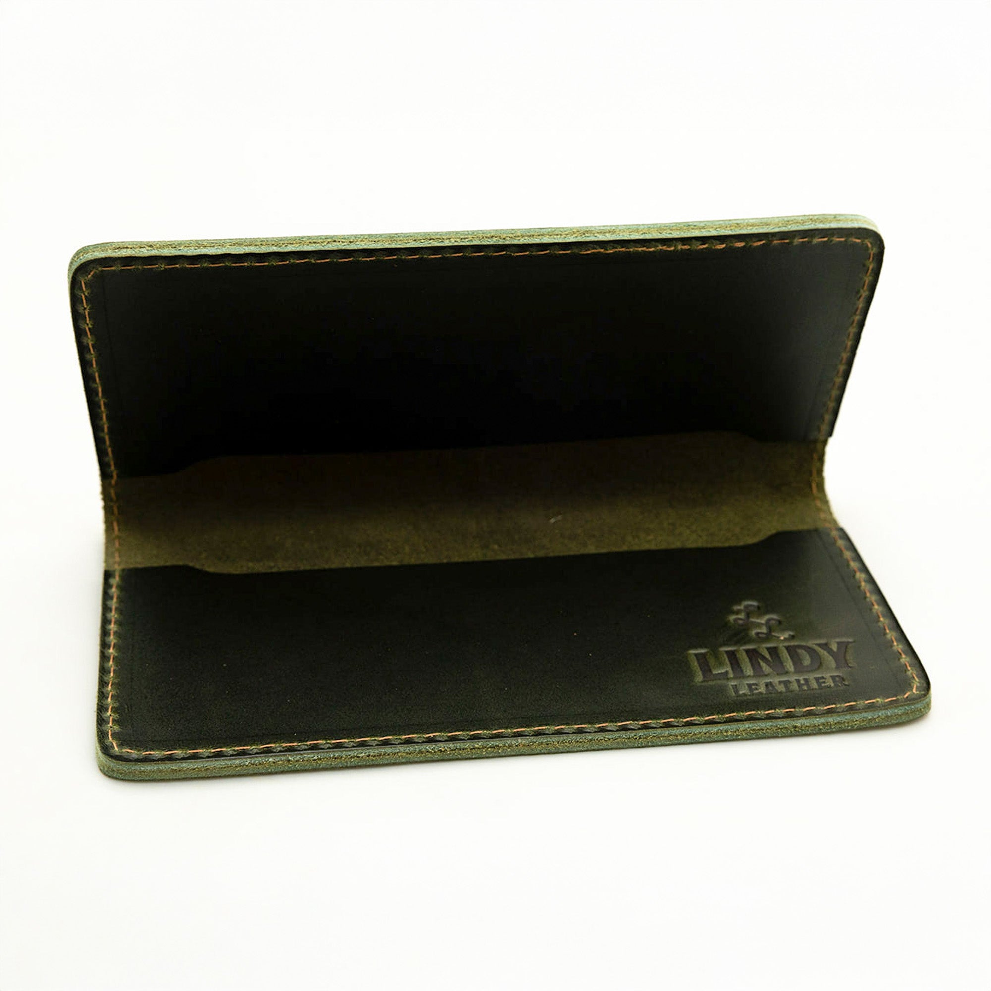 Leather Check Book Cover