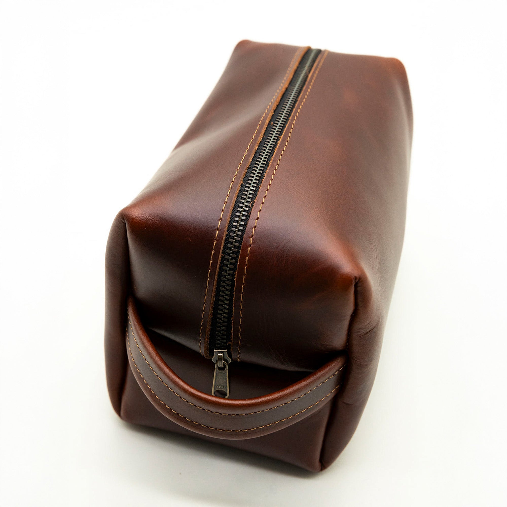 Leather Dopp Kit - Gentleman's Travel Kit