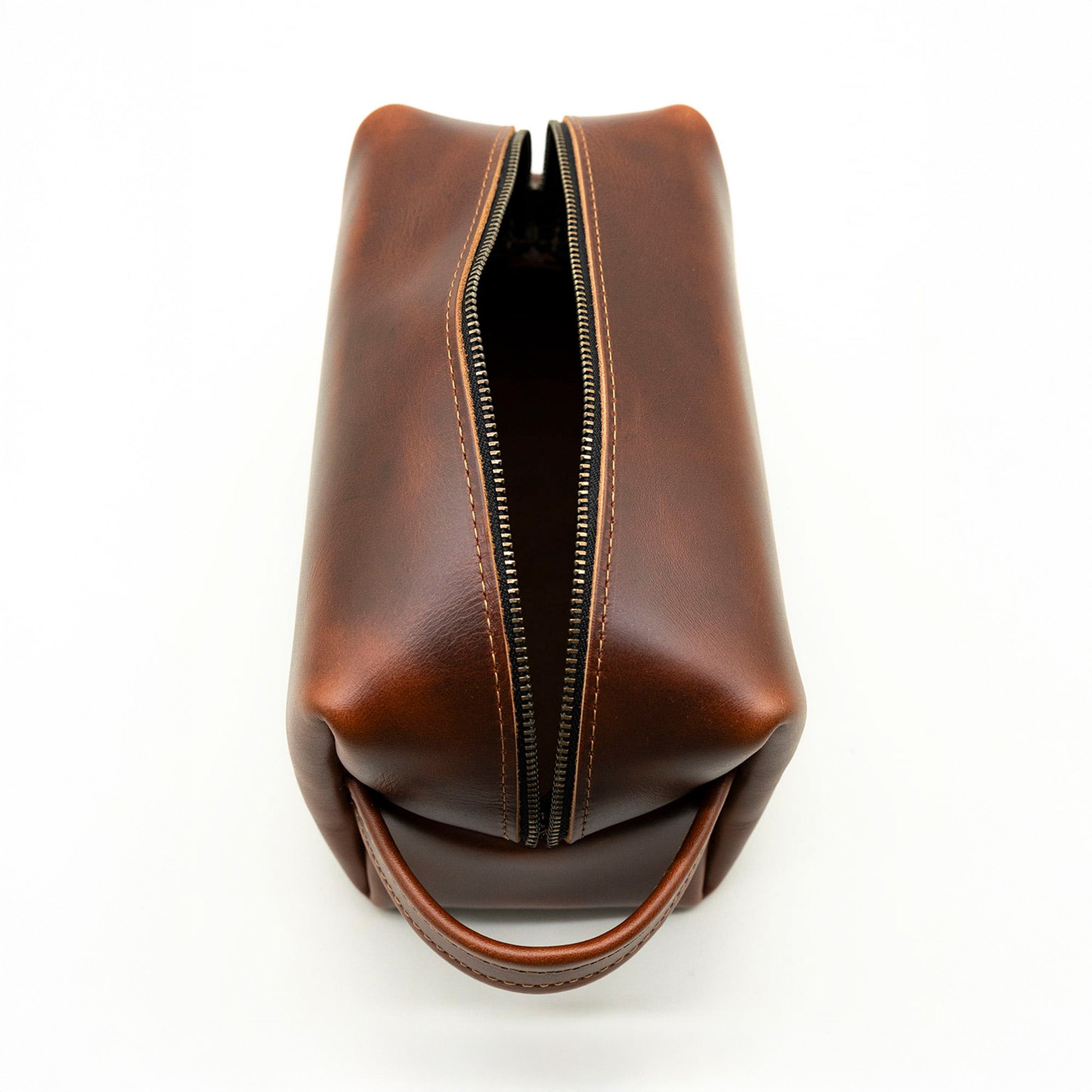 Leather Dopp Kit - Gentleman's Travel Kit