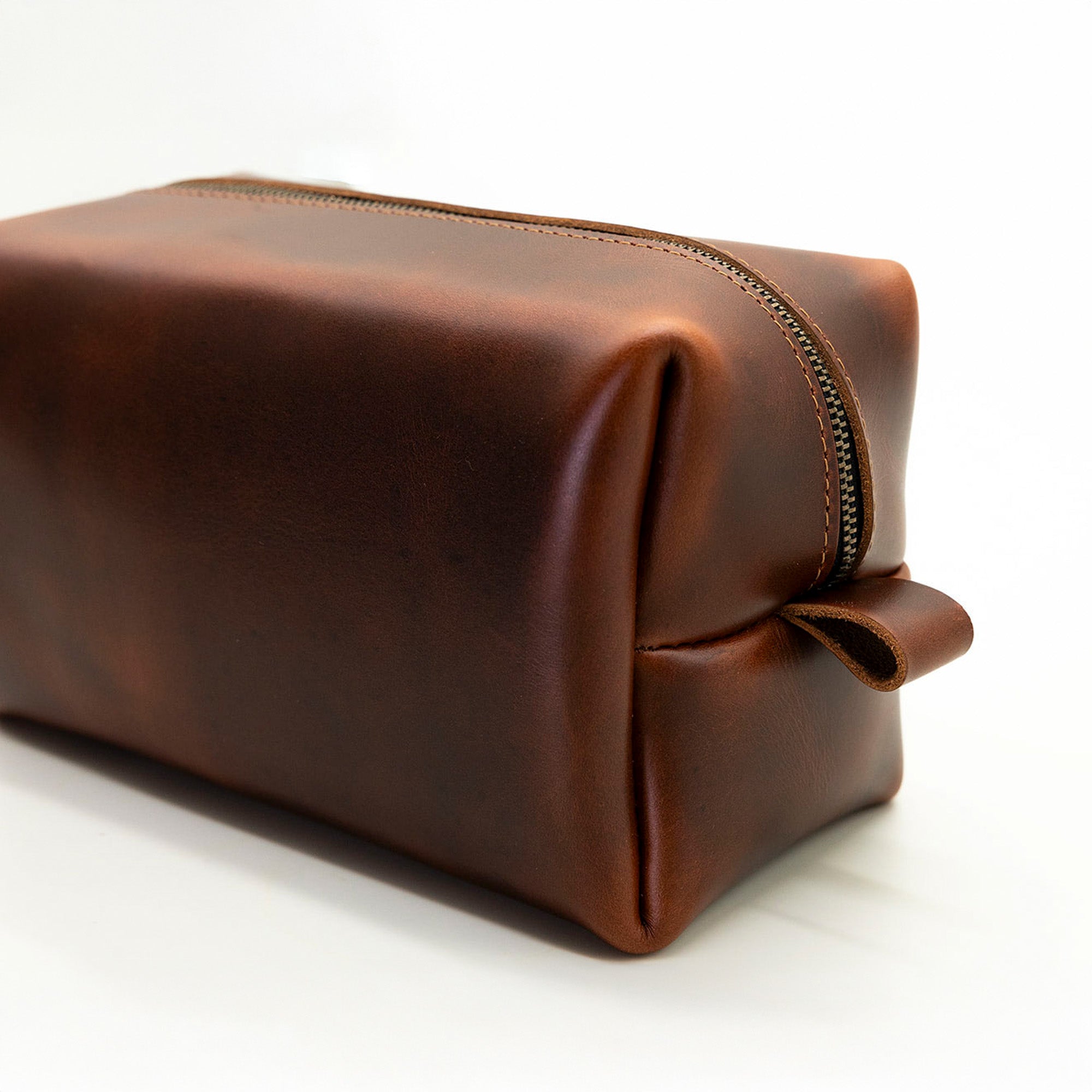 Leather Dopp Kit - Gentleman's Travel Kit