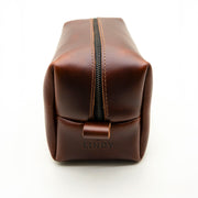 Leather Dopp Kit - Gentleman's Travel Kit