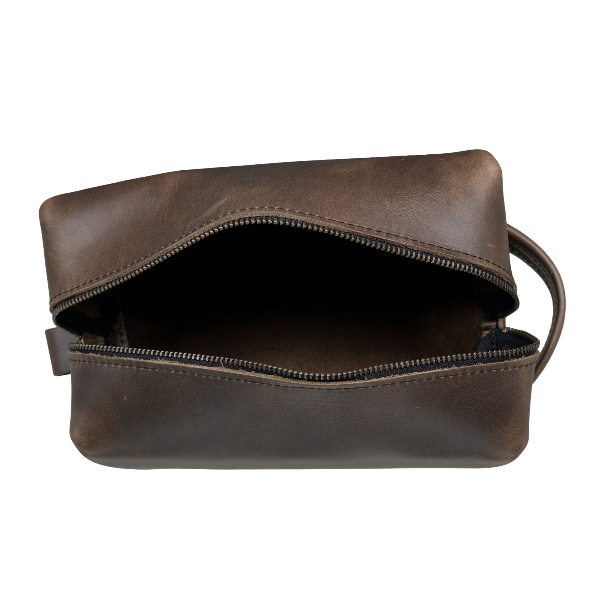Leather Dopp Kit - Gentleman's Travel Kit