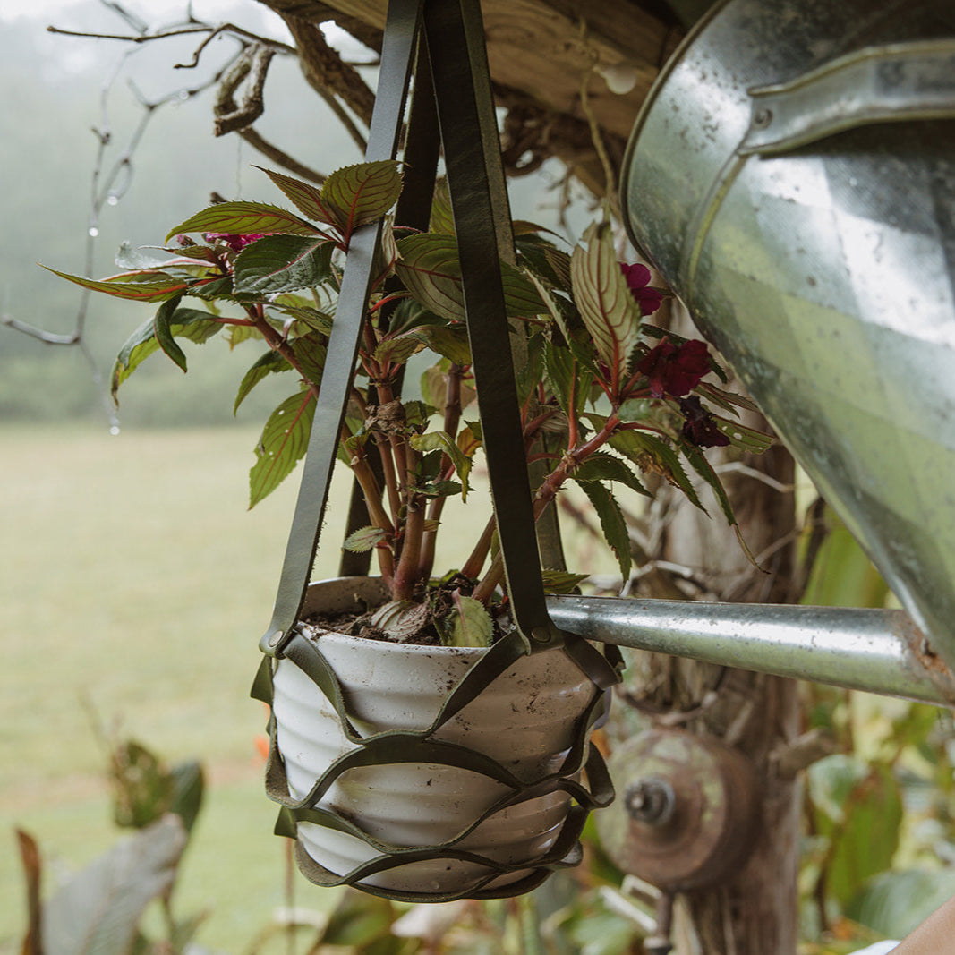 Leather Plant Holder