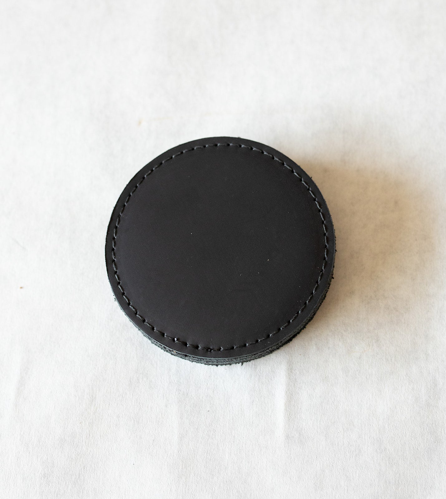 Leather Sewn Coaster Set