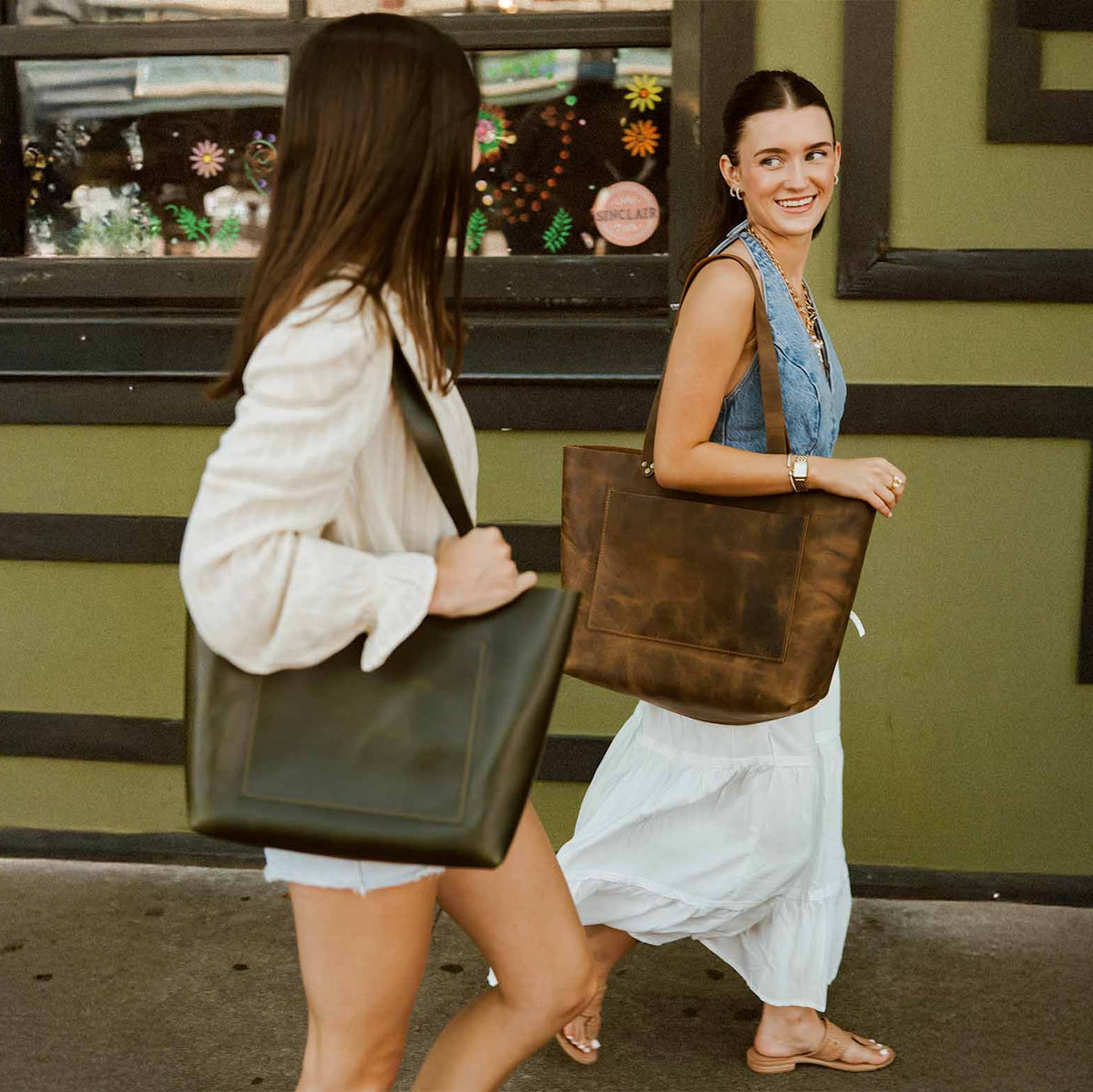 Leather Tote Bag