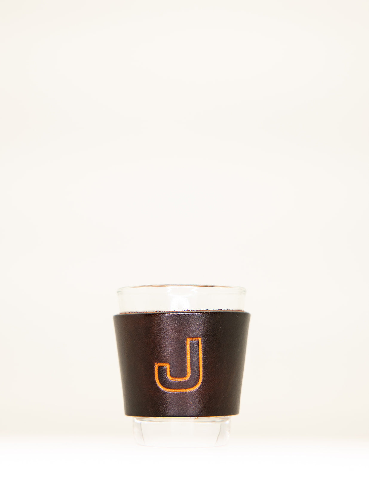 Block Style Initial Shot Glass