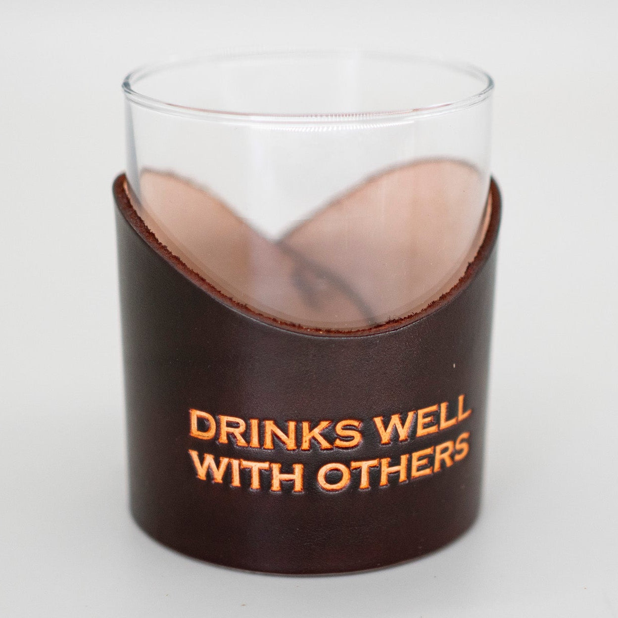 "Drinks Well With Others" Whiskey Glass