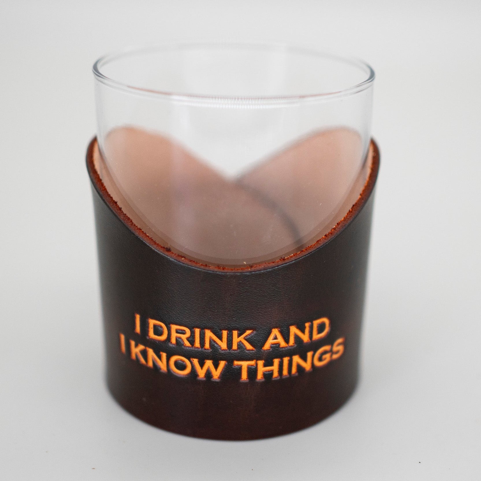 "I Drink And I Know Things" Whiskey Glass