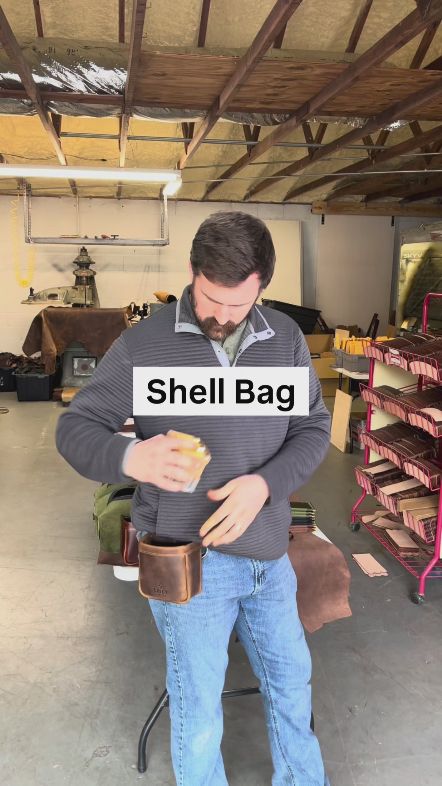 Load video: Shell Bag