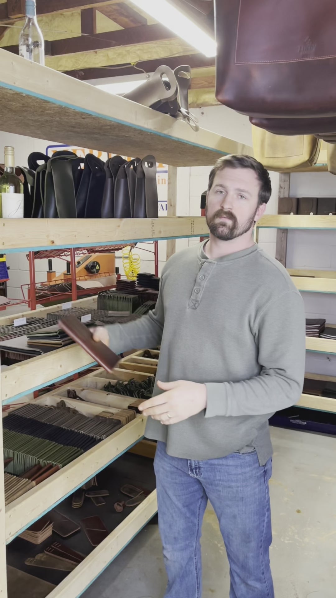 Load video: Leather Legal Pad Cover