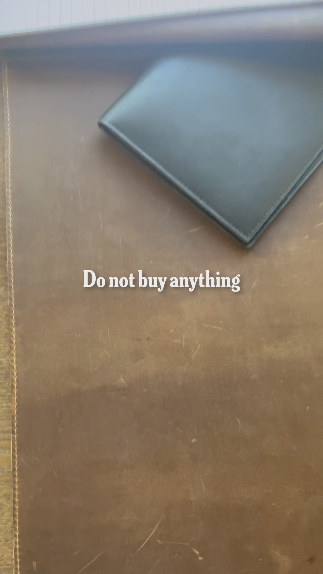 Load video: Leather Legal Pad Cover