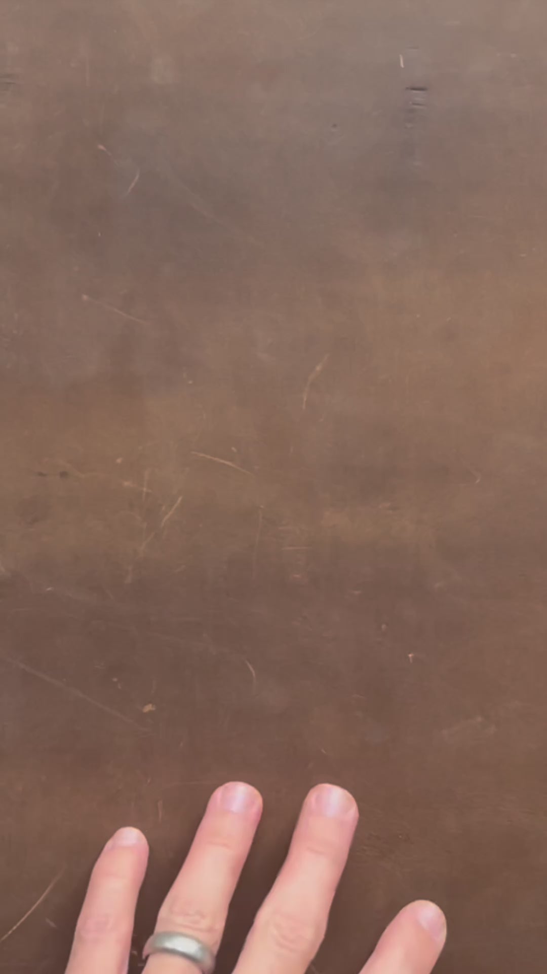 Load video: Leather Placemat