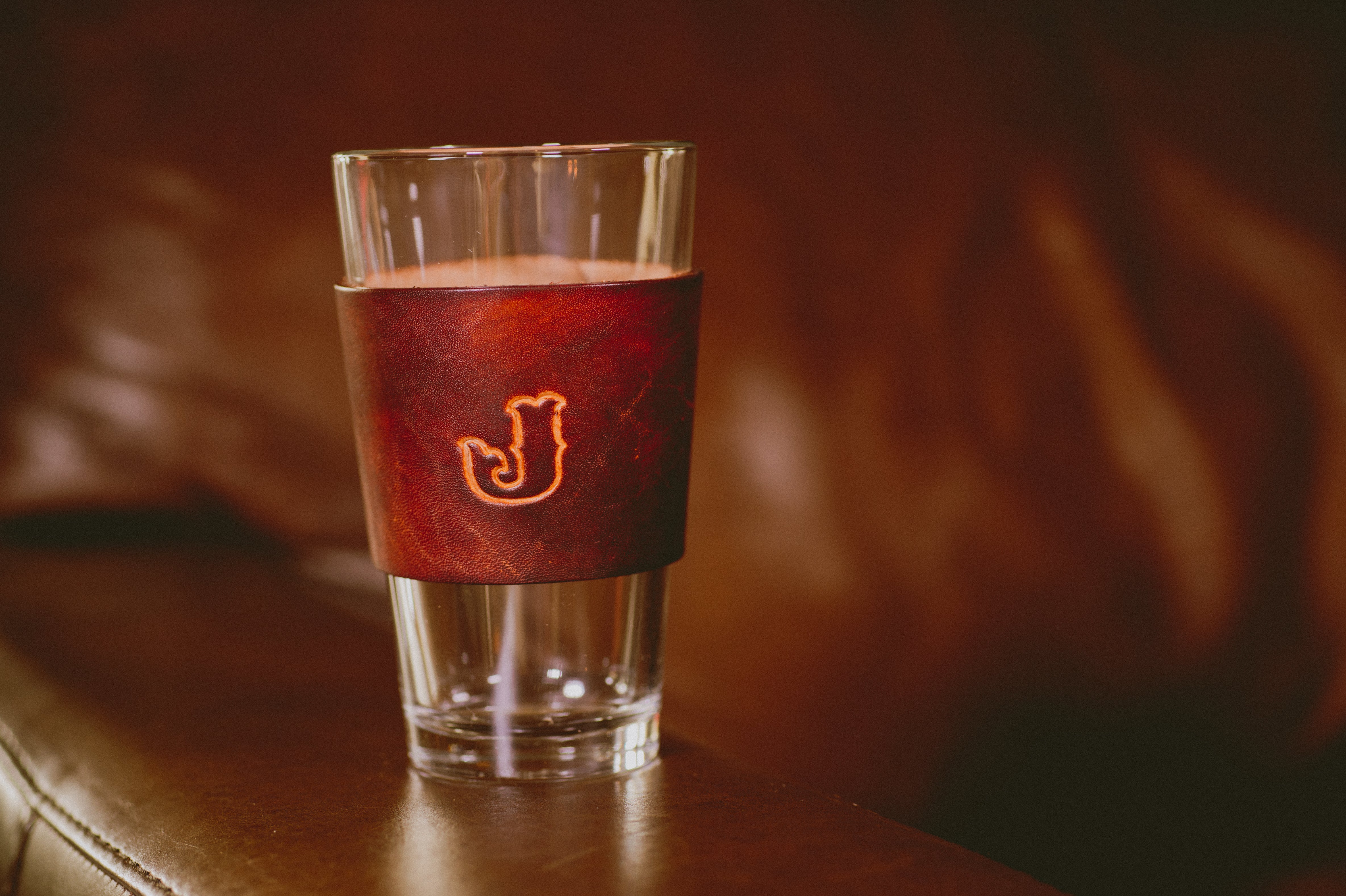 Large Initial Pint Glass