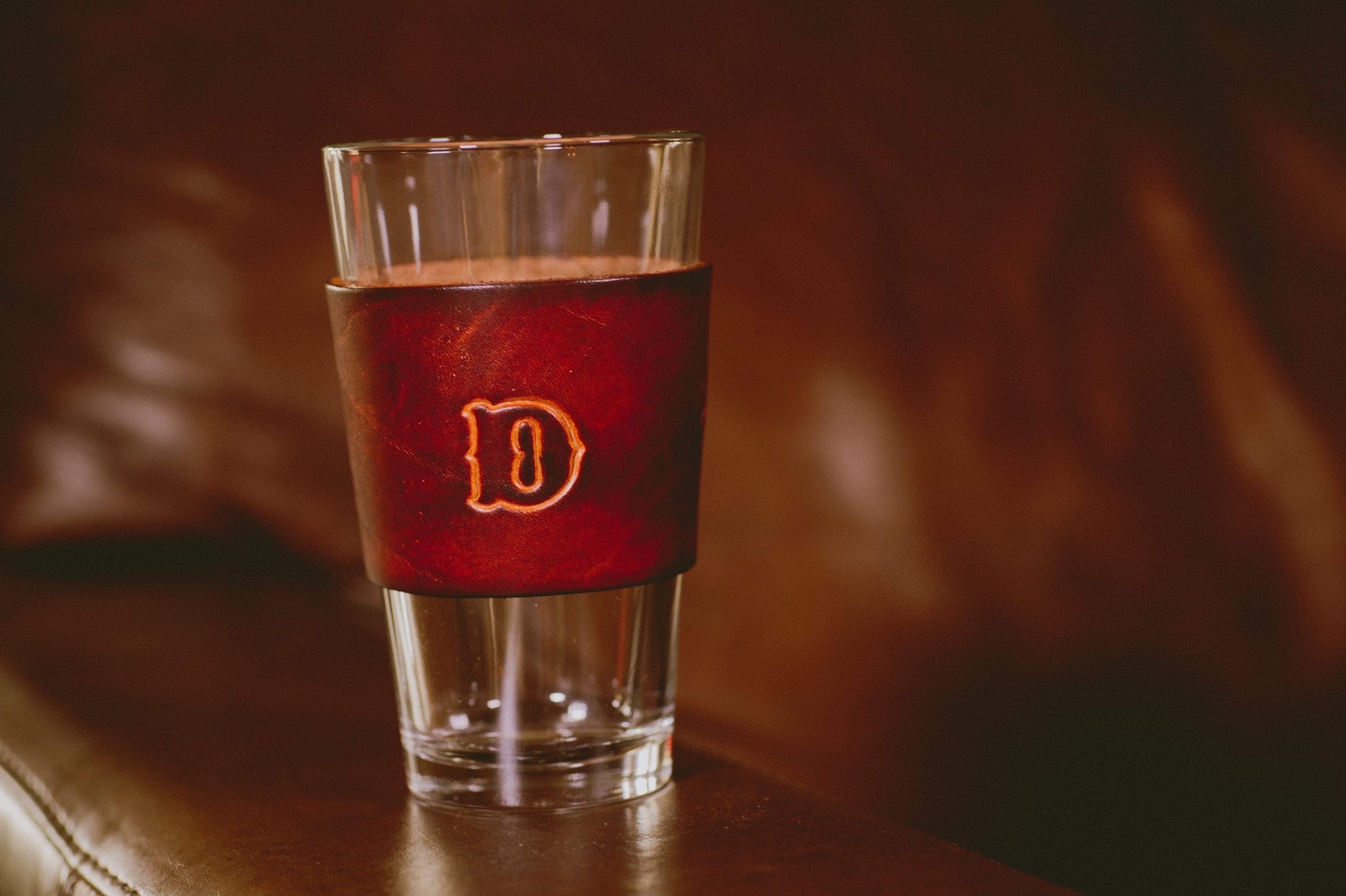Large Initial Pint Glass